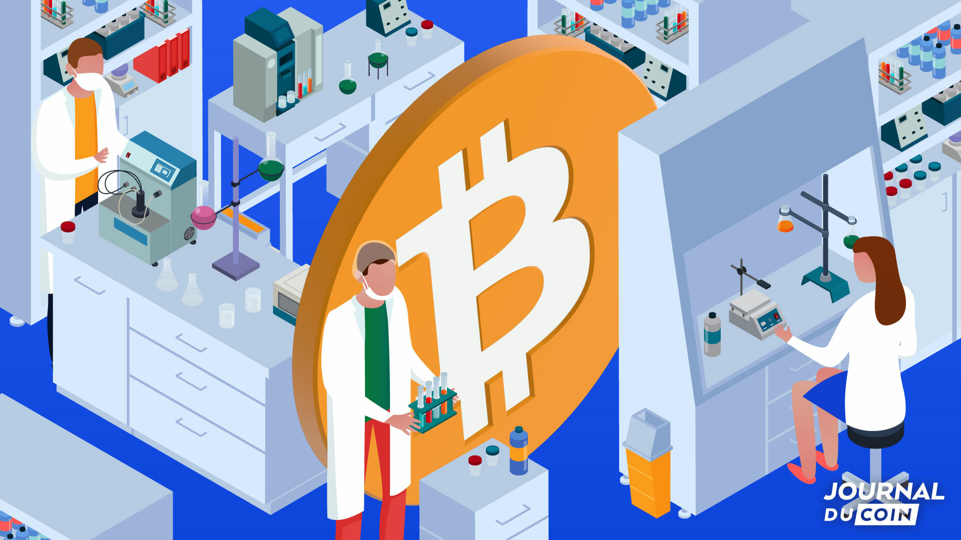 Laboratoire-recherche-science-chimie-Bitcoin-BTC