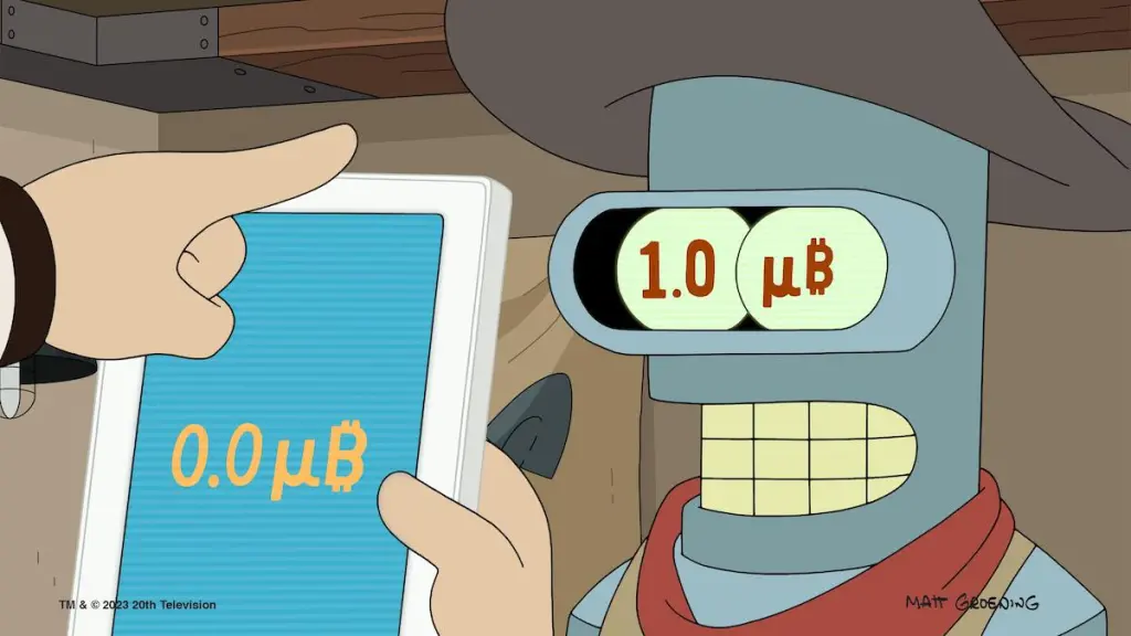 Après la ruée vers l’or, c’est la ruée vers Bitcoin dans Futurama.