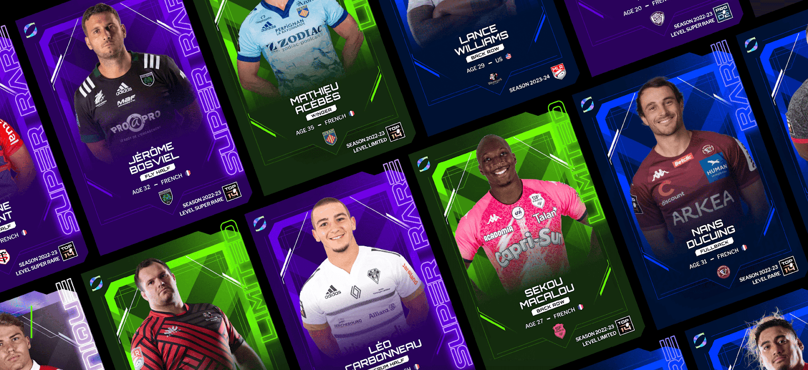 La collection complete des cartes NFT Oval3 dépasse les 2300 joueurs